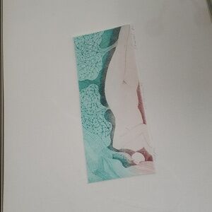 Michelle Parrot 1981 Signed Etching 42/75 “Indolente” Framed Quebec Art